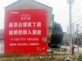 绥德墙体广告在乡镇、农村市场的媒体优势