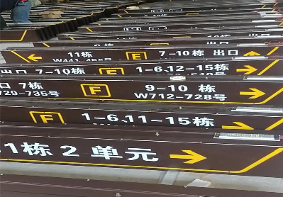 绥德广告标识中，常见的几种安装方式。